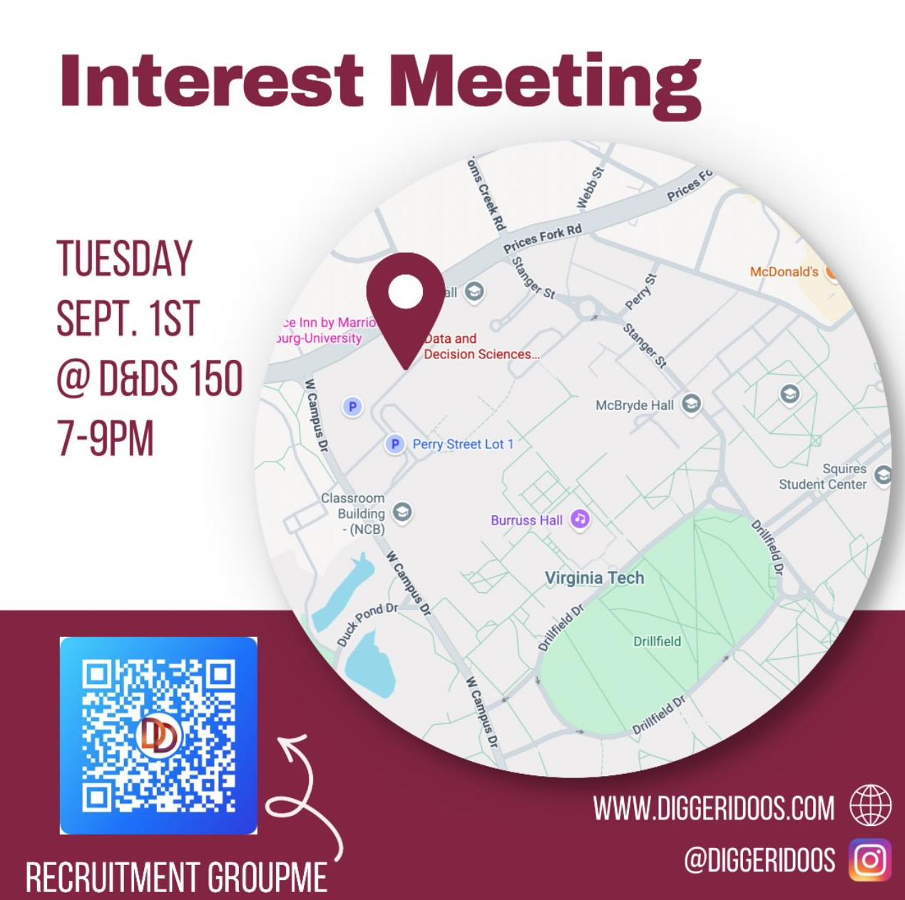 📆Interest Meeting Incoming🚨 Tuesday, September 1st from 7-9PM at Data & Decision Science Building Rm 150!!! Come and get to know the team and members more! #DigOrDie #AllMajorsWelcome #Diggeridoos #InterestMeeting